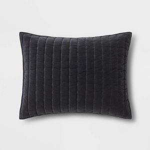 Channel Stitch Velvet Quilt Sham - Threshold standard size
